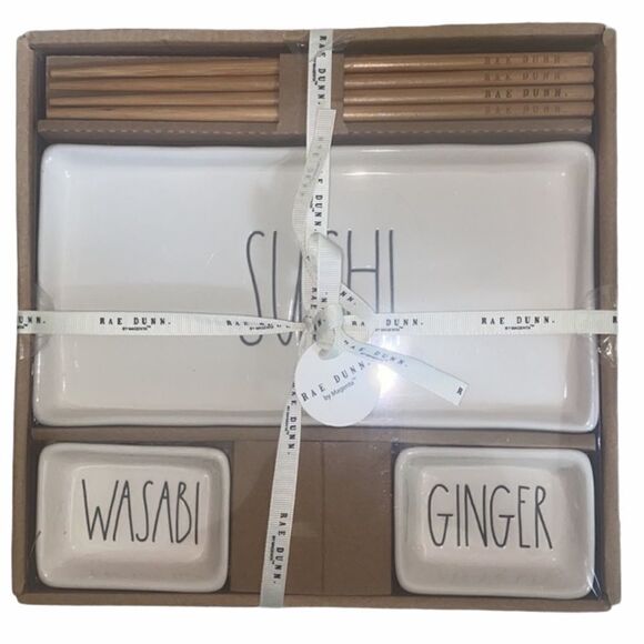 NWT! “Sushi 🍱 Dishes Set” by Rae Dunn - Picture 1 of 8